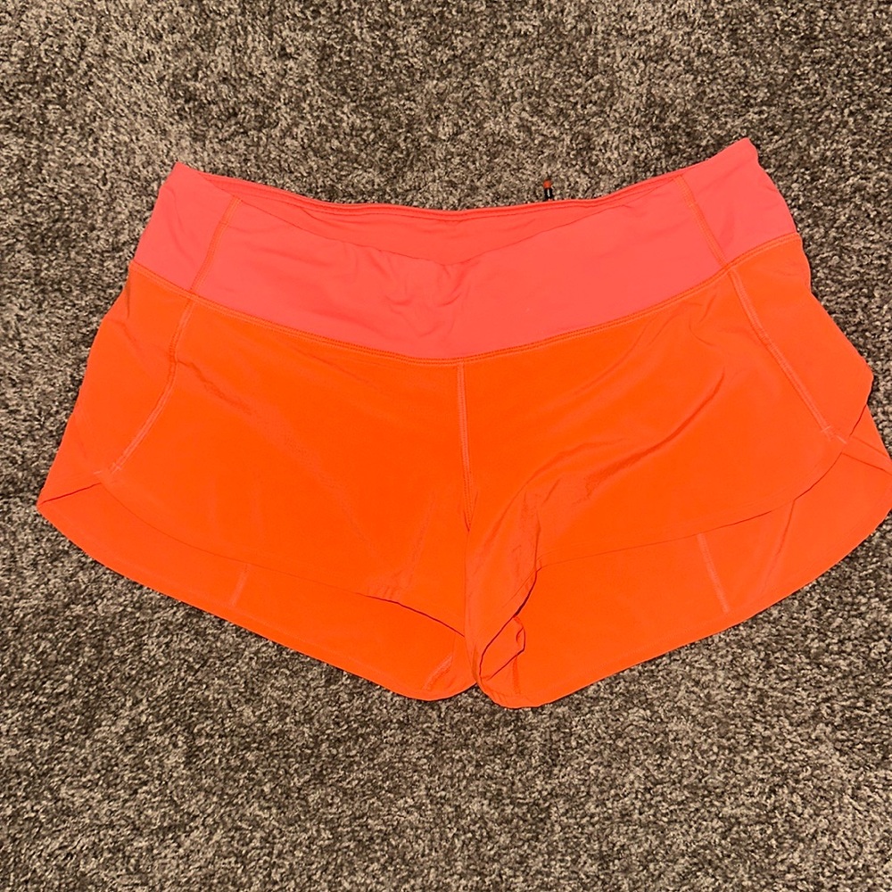 Worn only a couple of times size 8 lululemon running shorts